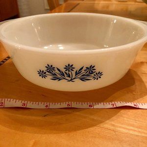 Vintage Blue Cornflower Casserole Dish